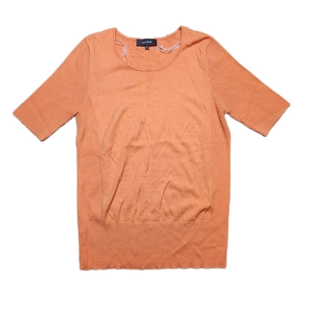 JONES WEAR orange knit shirt Size XL